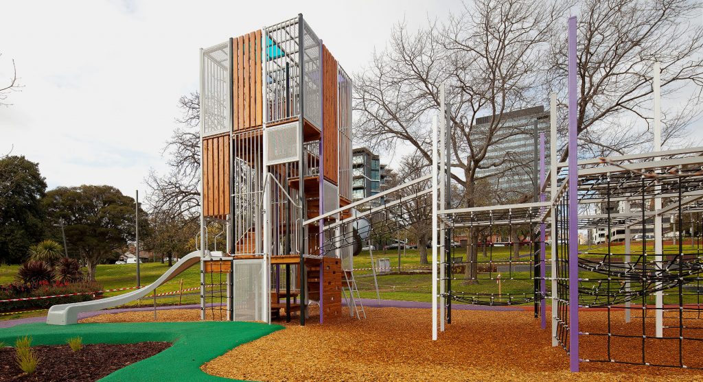 Outdoor Climbing Towers with Slides in Australia